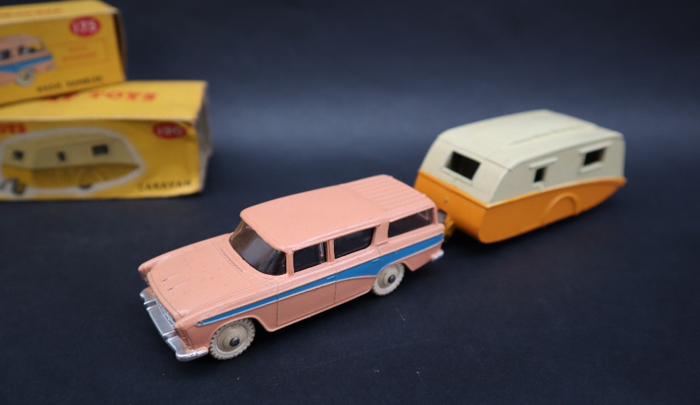 A Dinky Toys 173 Nash Rambler with windows in pink with blue flash and cream hubs in correct colour - Image 2 of 4