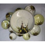 A large Shelley Balloons and flashes bowl, Pattern No.