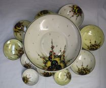 A large Shelley Balloons and flashes bowl, Pattern No.