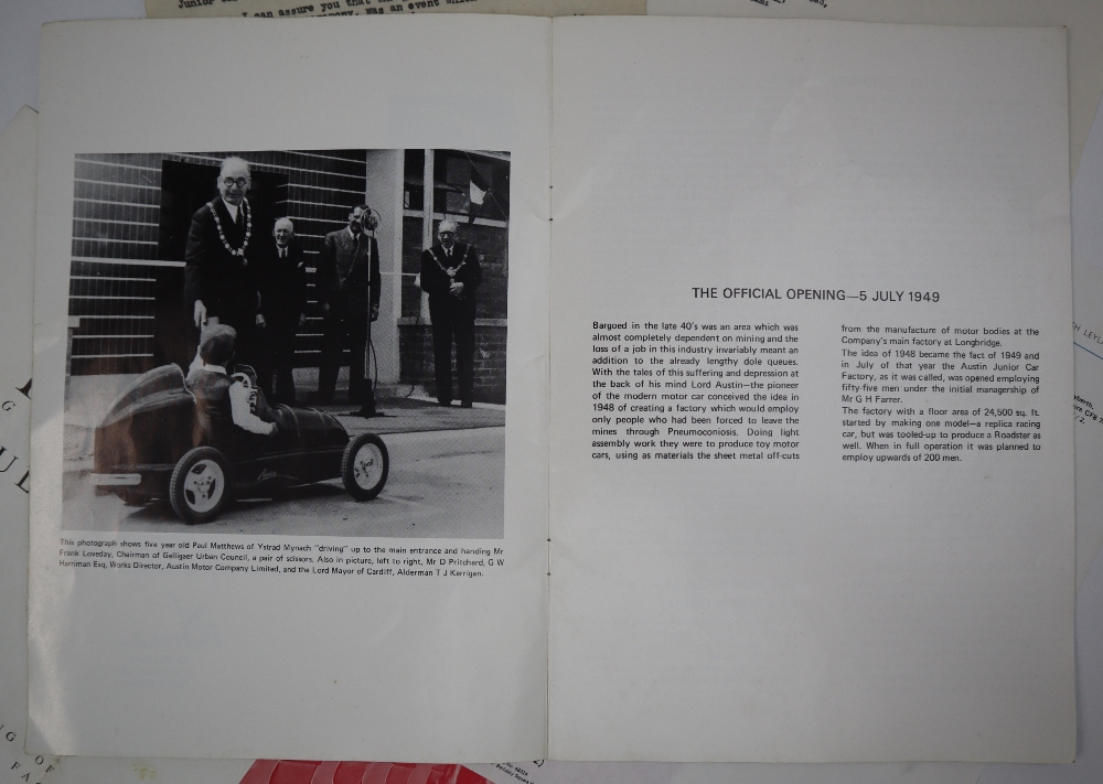 A 1949 Austin Pathfinder pedal car, stamped under the seat 1 36 5 49, - Image 15 of 28