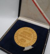 Olympic Games - A Polish medal, 'Polski Komitet Olimpijski Cortina D'ampezzo Melbourne 1956',