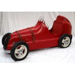 A 1949 Austin Pathfinder pedal car, stamped under the seat 1 36 5 49,