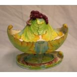 A Davenport twin handled tureen, cover and stand,