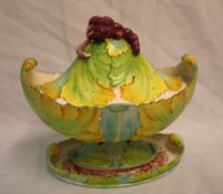 A Davenport twin handled tureen, cover and stand,