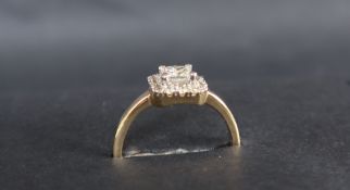 Gemporia - An 18ct gold Tomas Rae yellow diamond ring, set with a 0.