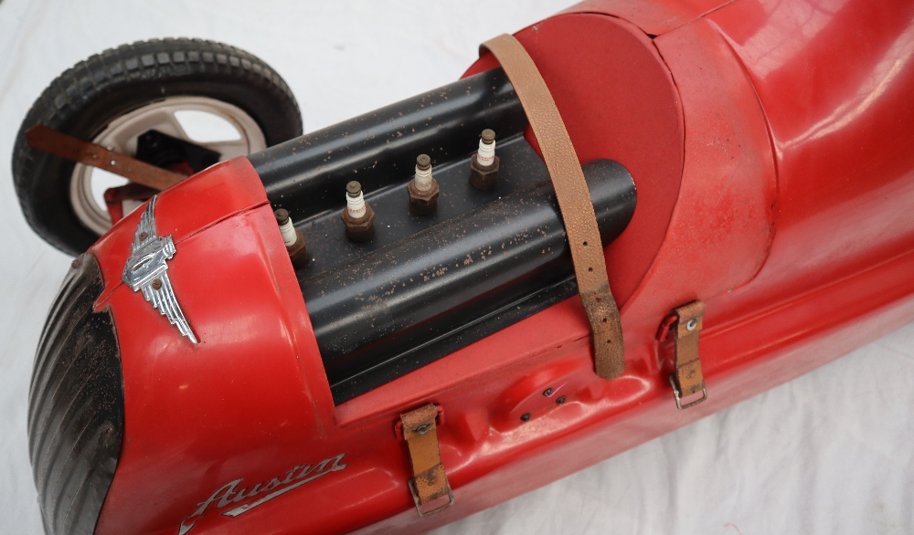 A 1949 Austin Pathfinder pedal car, stamped under the seat 1 36 5 49, - Image 3 of 28