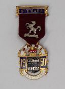 A Royal Masonic Benevolent Institution Steward badge for the 108th Festival,