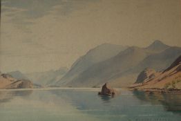 William Heaton Cooper Crummock Water Watercolour Signed 37 x 55cm Purchased from the artist in