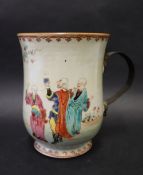 A Chinese porcelain baluster tankard,