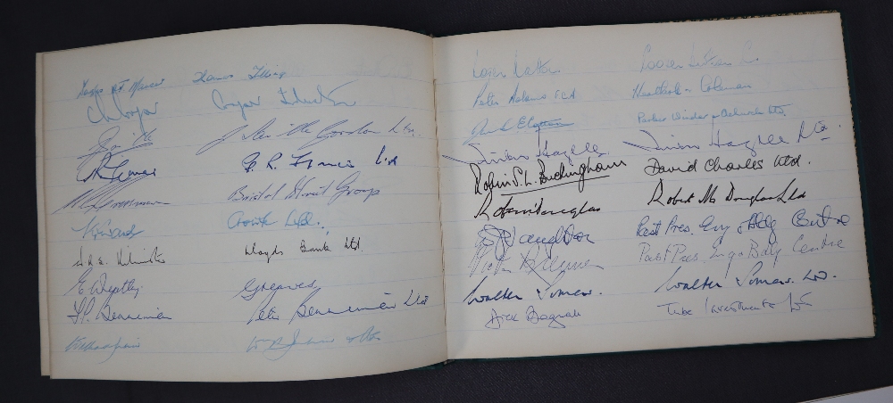 Prince Philip - The Birmingham Engineering and Building Centre Visitors book, - Image 3 of 6