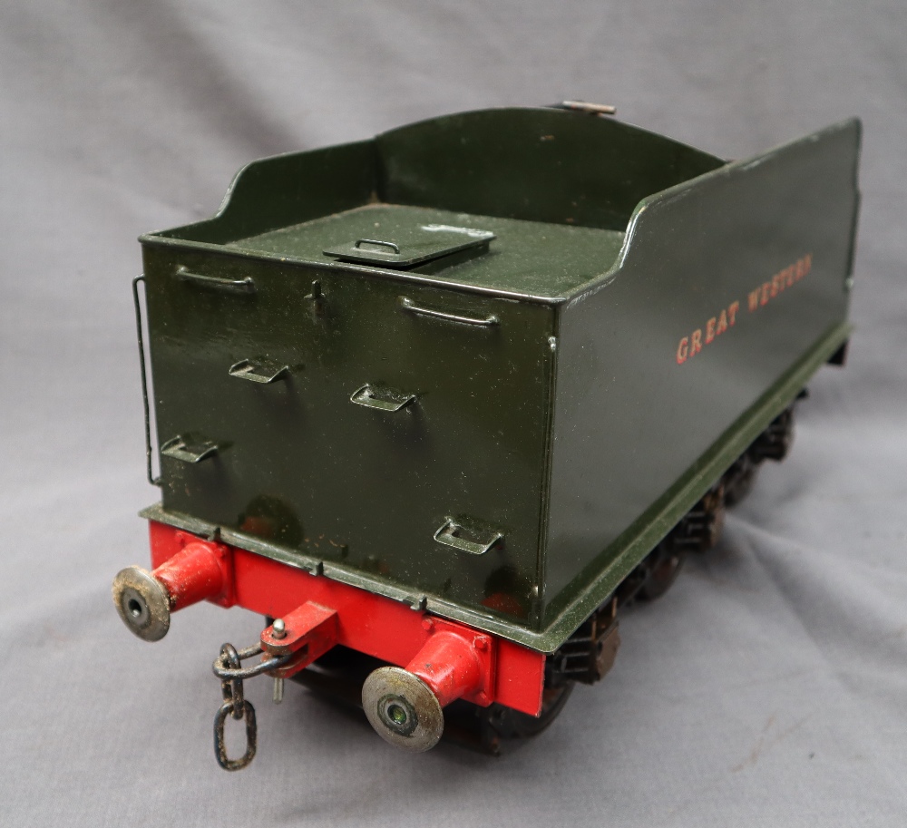 A live steam engine, in green livery together with a GWR tender in green, another tender, - Image 14 of 14