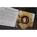 A 2016 Gold sovereign, to commemorate Her Majesty's 90th Birthday, one of 9,675 issued,