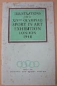 Olympic Games - London 1948 - a booklet for ILLUSTRATIONS from the XIVth OLYMPIAD SPORT IN ART