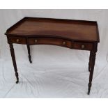 A 19th century mahogany wash stand,