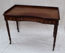 A 19th century mahogany wash stand,