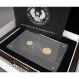 California Gold Rush Collection two coin set comprising an 1853 Liberty Head 1 dollar gold coin and