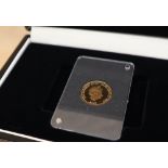 A 2015 gold sovereign produced for the christening of The Princess Charlotte Elizabeth Diana of