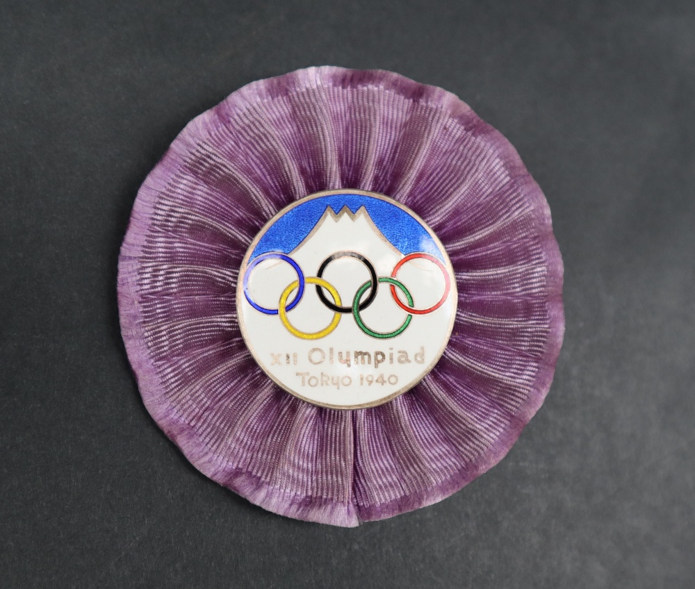 Olympic Games - An Officials badge for the cancelled Tokyo 1940 Olympic Games,