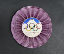 Olympic Games - An Officials badge for the cancelled Tokyo 1940 Olympic Games,