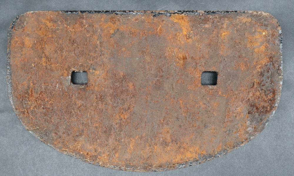 A railway wagon plate for LMS standard 12 Tons, 269612, of flattened oval form, 28. - Image 3 of 3