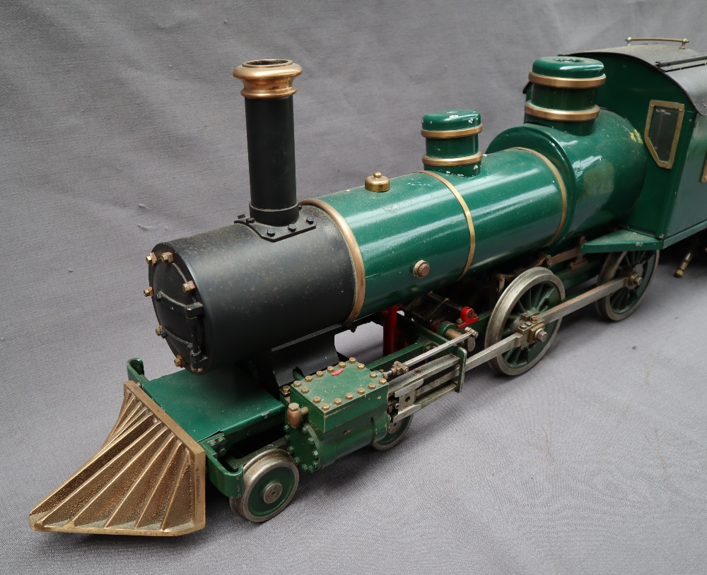 A live steam engine, in green livery together with a GWR tender in green, another tender, - Image 5 of 14