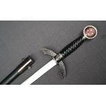 A reproduction German sword, with a stainless steel blade,