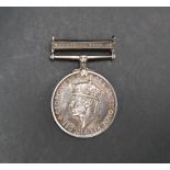 A General service medal with a Palestine 1945-48 bar issued to D/SSX.831673 K.G.CHATTERS ORD.SMN R.