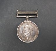 A General service medal with a Palestine 1945-48 bar issued to D/SSX.831673 K.G.CHATTERS ORD.SMN R.
