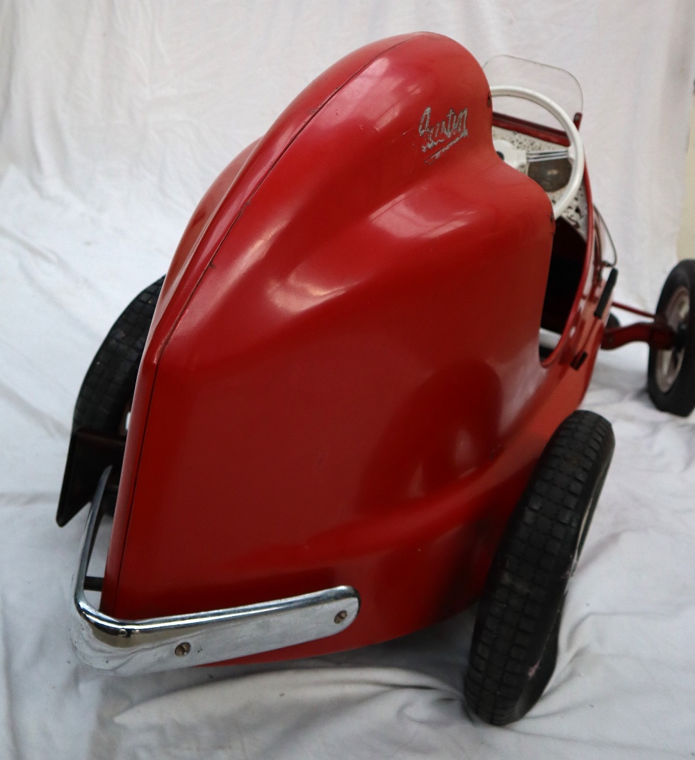 A 1949 Austin Pathfinder pedal car, stamped under the seat 1 36 5 49, - Image 11 of 28