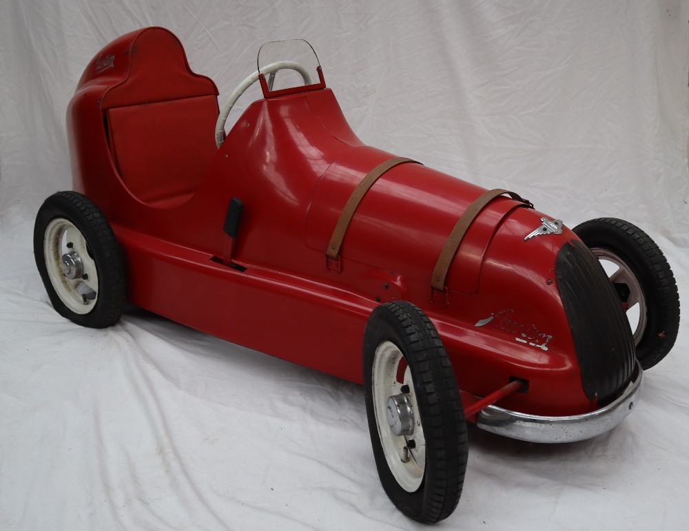 A 1949 Austin Pathfinder pedal car, stamped under the seat 1 36 5 49, - Image 14 of 28