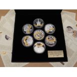 Her Majesty Queen Elizabeth II Long to reign over us silver seven crown coin collection, No.