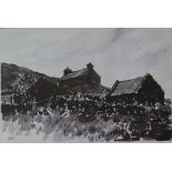 Sir Kyffin Williams RA A farmstead A limited edition print No.