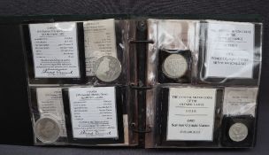 Franklin Mint - The official silver coins of the Olympic coins,