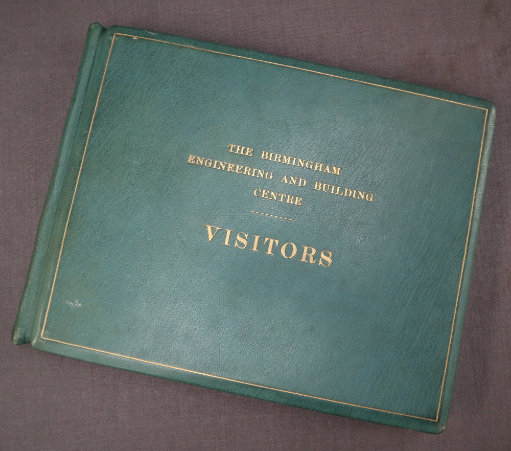 Prince Philip - The Birmingham Engineering and Building Centre Visitors book, - Image 5 of 6