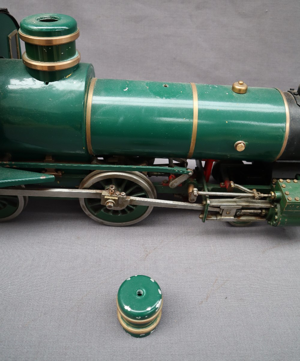 A live steam engine, in green livery together with a GWR tender in green, another tender, - Image 9 of 14