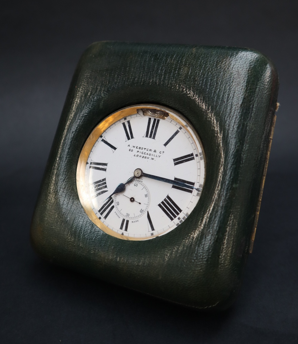 A gilt metal compensated pocket barometer, with a silvered dial, - Image 6 of 7
