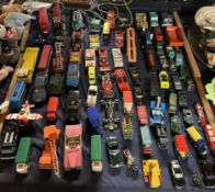 A collection of model cars including Dinky, Corgi,