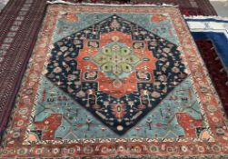 An Iranian Shirazi wool pile rug,