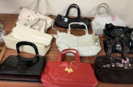 Radley hand bags together with a collection of hand bags