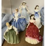 A Royal Doulton figure Fair Lady, together with Special Occasion, Katie,