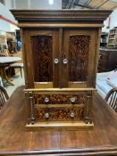 A pine Journeyman's or apprentice cabinet,