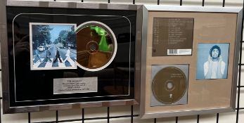 The Beatles - a gold plated CD presentation recognising the World Wide Sales of Abbey Road, No.