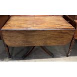 A Regency mahogany sofa table,