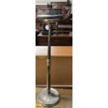 An electroplated ashtray stand,