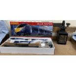 A Hornby Blue Rapier train set,