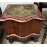 A Victorian mahogany commode,