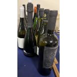 Assorted bottles of wine including Notturno, Macon-Villages, Chablis,