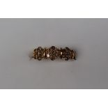 Gemporia - A 9ct gold Tomas Rae diamond ring, set with round cut diamonds totalling 1ct,