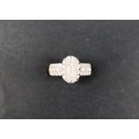 Gemporia - A 9ct gold diamond ring, set with round cut diamonds totalling 1ct,