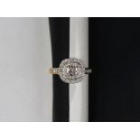 Gemporia - A 9ct gold Tomas Rae diamond ring,